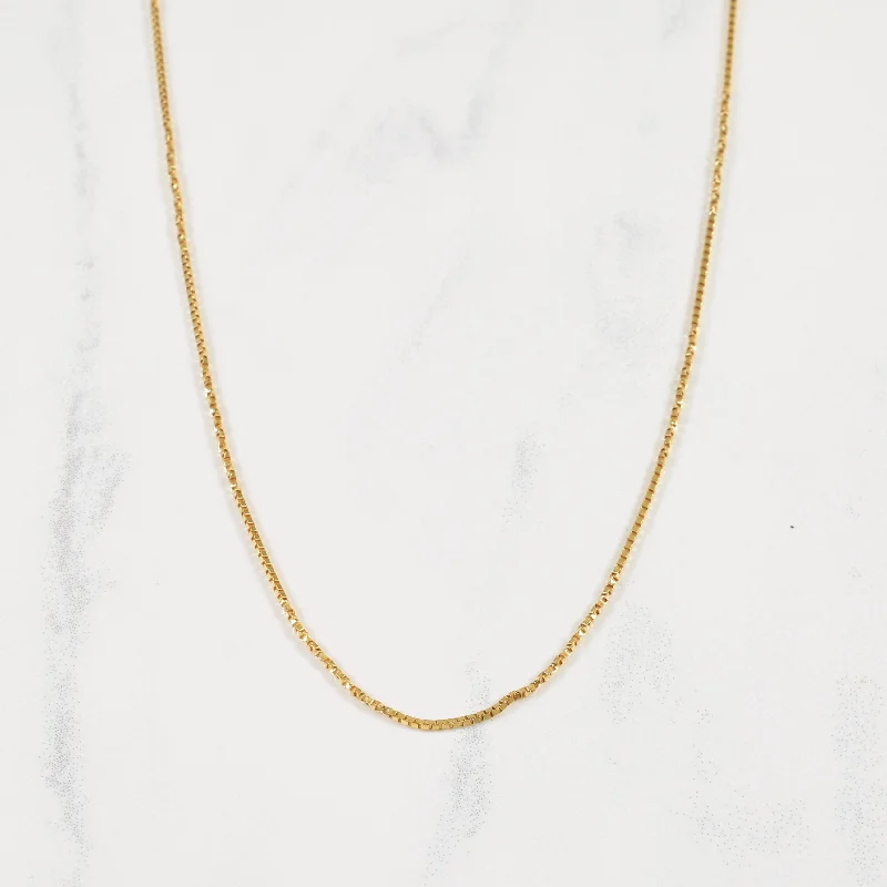 10k Yellow Gold Fancy Chain | 16" |