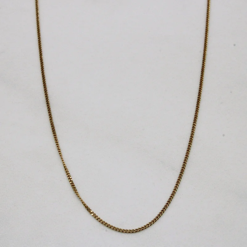 10k Yellow Gold Necklace | 17" |