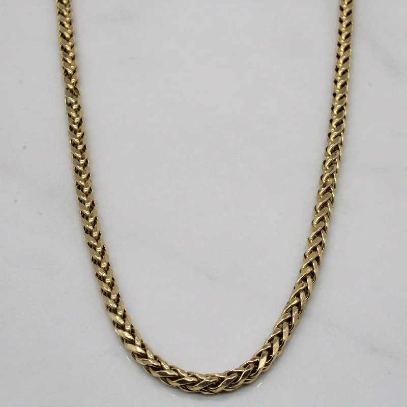 10k Yellow Gold Wheat Chain | 22" |