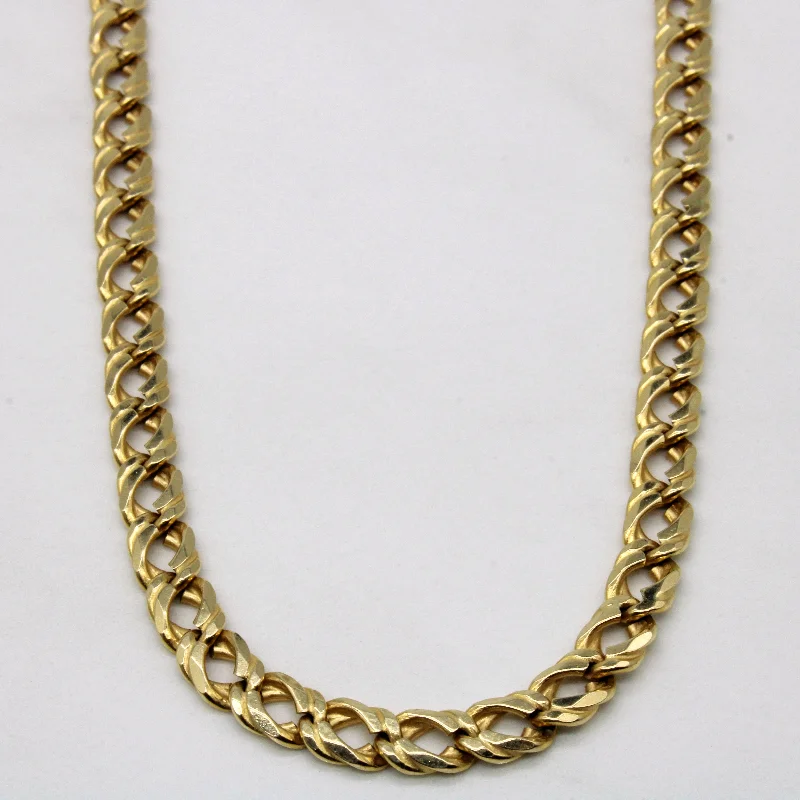 14k Yellow Gold Curb Link Chain | 20" |