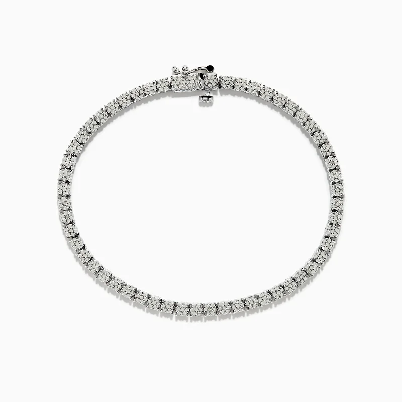 Shop Fine Jewelry With Exclusive Savings 925 Sterling Silver Diamond Tennis Bracelet