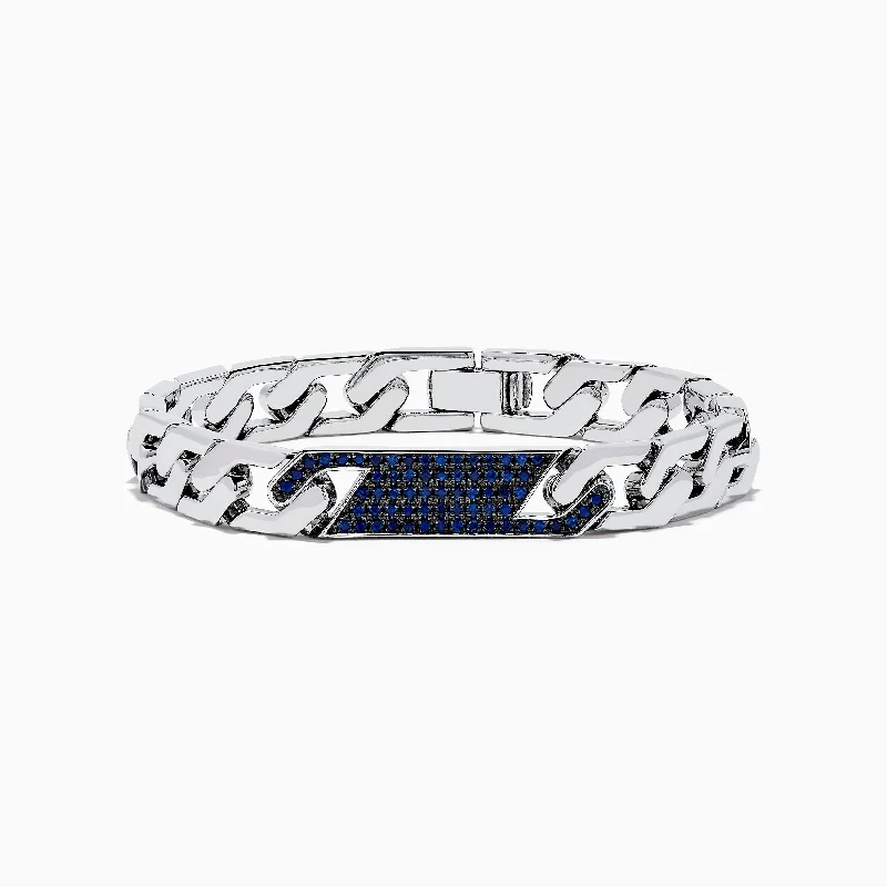 Exclusive Online Jewelry Sale – Don't Wait 925 Sterling Silver Sapphire Bracelet