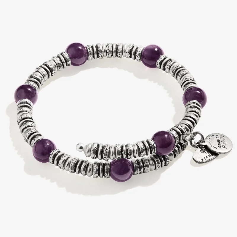 Jewelry Flash Sale – Stylish Designs At Unbeatable Rates Amethyst Beaded Wrap Bracelet