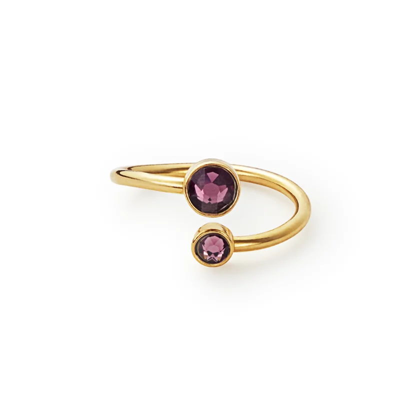 Dazzle In Elegance With Our Biggest Jewelry Sale Amethyst Crystal Ring Wrap, February