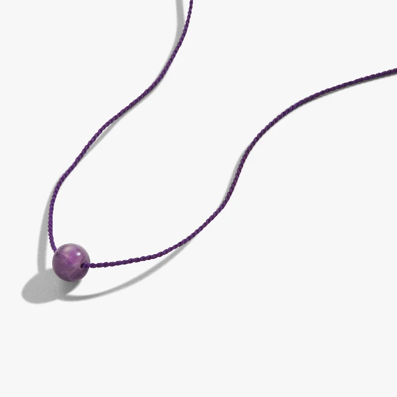 Don't Miss Out On Bestselling Jewelry At Special Prices Amethyst Gemstone Cord Necklace