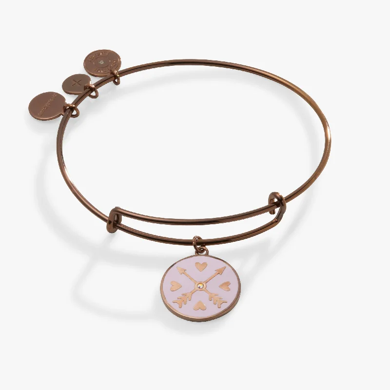 Flash Sale On Exquisite Jewelry – Don't Miss Out Arrows and Heart Charm Bangle Bracelet