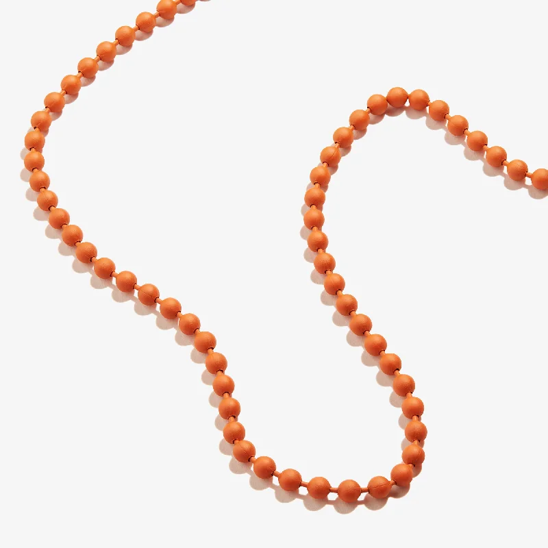 Affordable Glamour – Premium Jewelry At Special Prices Ball Chain Necklace, Orange