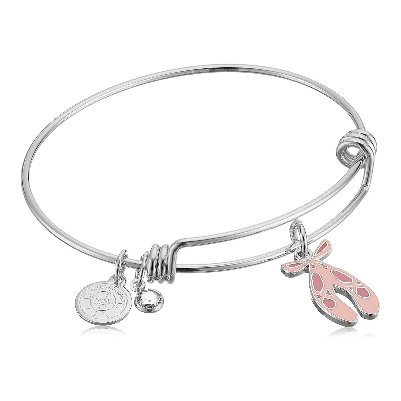 Premium Jewelry Now Available At Special Discounts Ballet Shoes Charm Bangle Bracelet, Halos & Glories