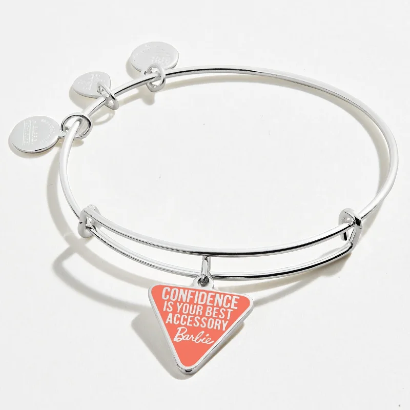 Grab Your Favorite Jewelry At The Lowest Prices Barbie© 'Confidence Is Your Best Accessory' Charm Bangle