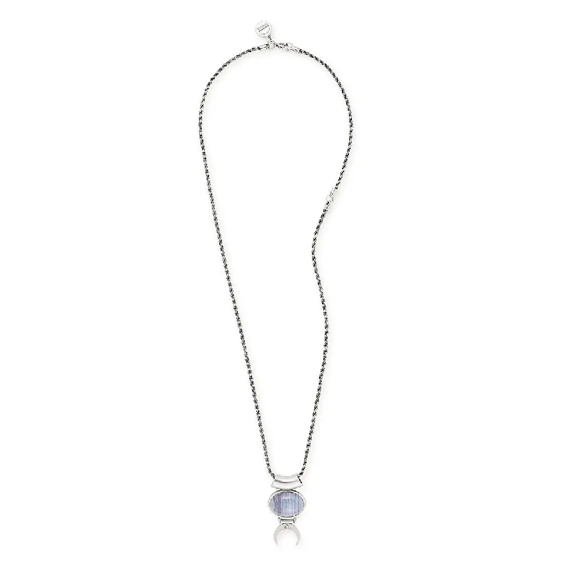 Exclusive Jewelry Markdowns – Limited-Time Offer Blue Lace Agate Adjustable Necklace