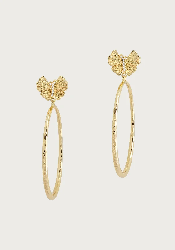 Unmissable Jewelry Discounts – Elevate Your Look For Less Butterfly Single Hoop Earring