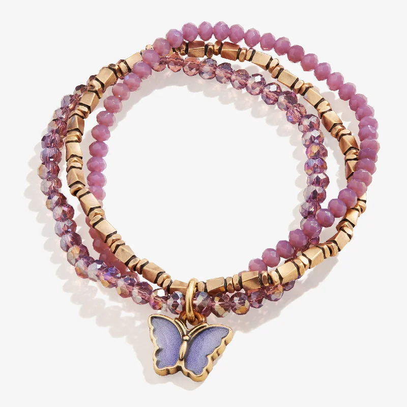 Trendy And Classic Jewelry Now At Reduced Prices Butterfly Stretch Bracelet Trio