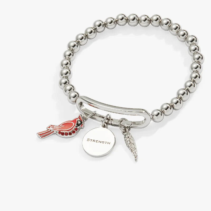 Flash Sale On Exquisite Jewelry – Don't Miss Out Cardinal Mix + Match Charm Stretch Bracelet