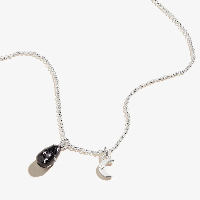 Discounted Luxury Jewelry – Shine Without The Splurge Celestial Moon Duo Charm Necklace