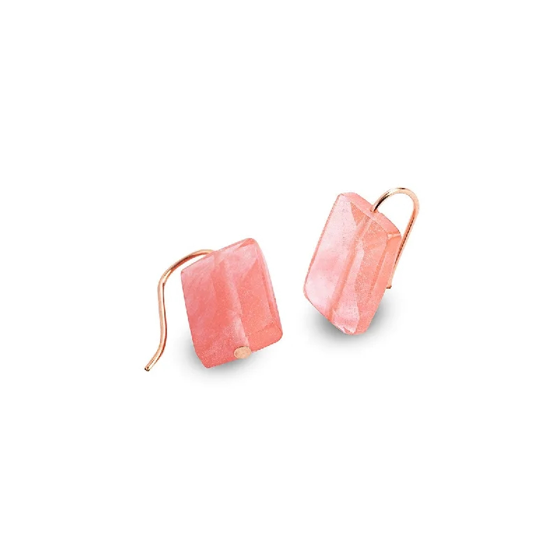 Fashion-Forward Jewelry At Incredible Prices Cherry Quartz Gemstone Earrings