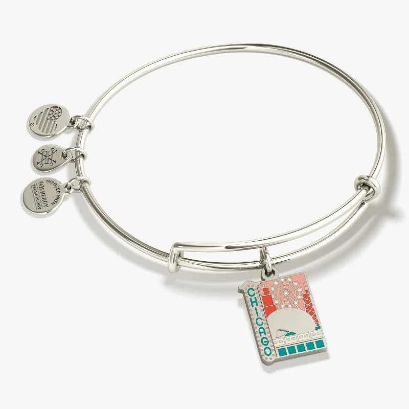 Limited-Stock Jewelry Sale – Once It's Gone, It's Gone Chicago Charm Bangle Bracelet