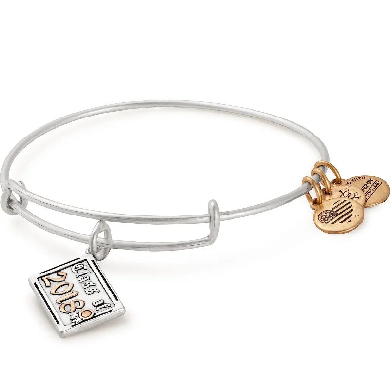 Get Your Favorite Jewelry At The Best Price Class of 2018 Charm Bangle