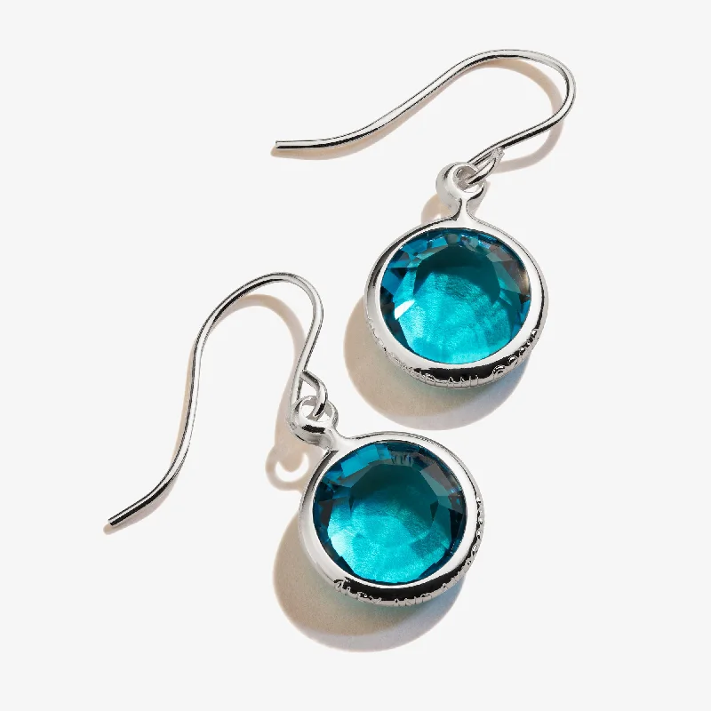 Luxury Jewelry Without The Luxury Price Tag Blue Zircon Birthstone Earrings, December