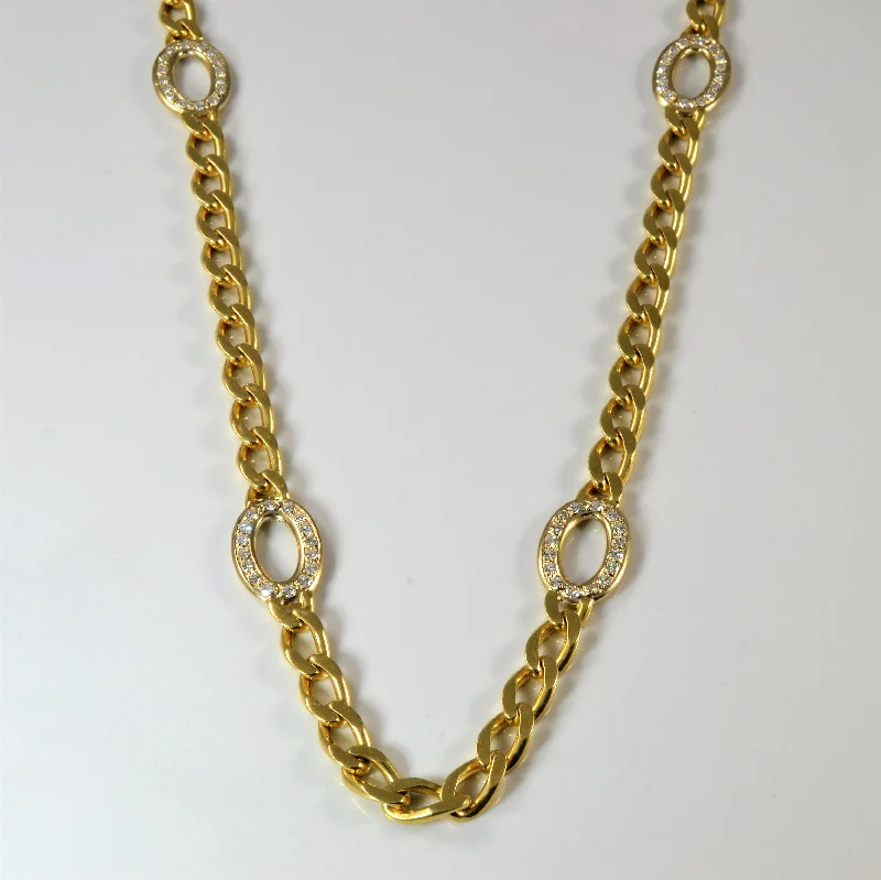 Diamond Cable Chain Necklace | 1.92ctw | 35" |