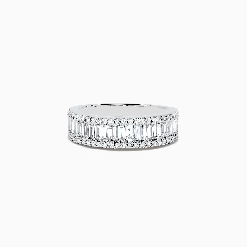 Jewelry Clearance Event – Stock Up Before It's Over Classique 14K White Gold Diamond Band, 1.15 TCW