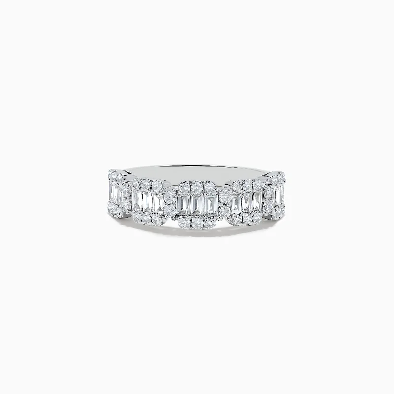 Buy More, Save More On Stunning Jewelry Pieces Classique 14K White Gold Diamond Band 0.88 TCW