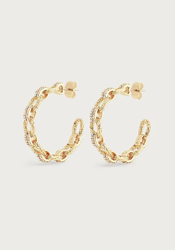 Sparkle In Style With Our Best Jewelry Deals Enchanted Forest Chain Hoop Earrings