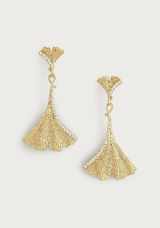 Your Perfect Accessory At The Perfect Price Ginkgo Large Drop Earrings