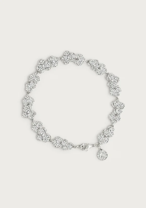 Buy More, Save More On Stunning Jewelry Designs Orchid White Pavé Tennis Bracelet, Silver