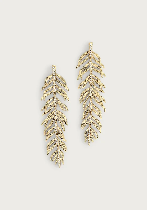 Personalized Jewelry Sale – Unique Pieces At Great Prices Palm Leaves Dangle Earrings