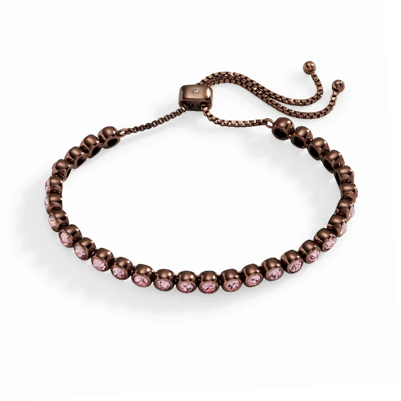 Jewelry Sale Bonanza – Grab Your Sparkle Now Bolo Tennis Bracelet, Light Rose