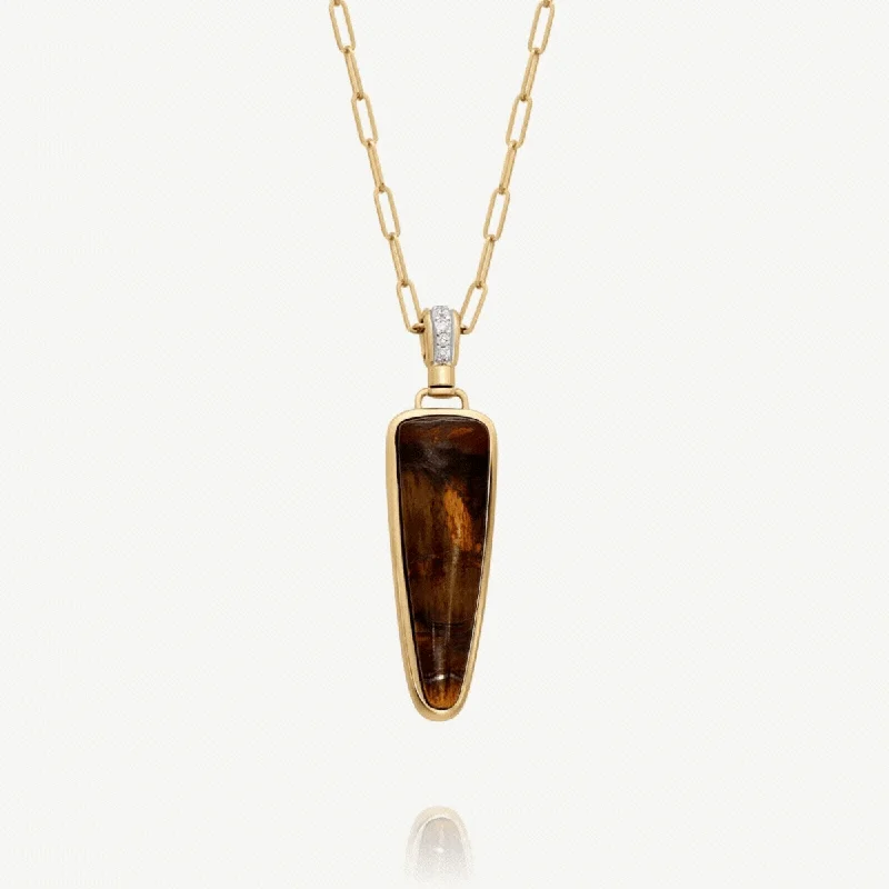 Sparkle More For Less – Jewelry Sale Happening Now Tiger's Eye Necklace