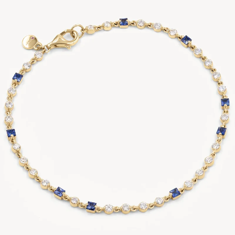 High-End Jewelry, Now More Affordable Than Ever Wrapped in Sapphires and Diamonds Bracelet