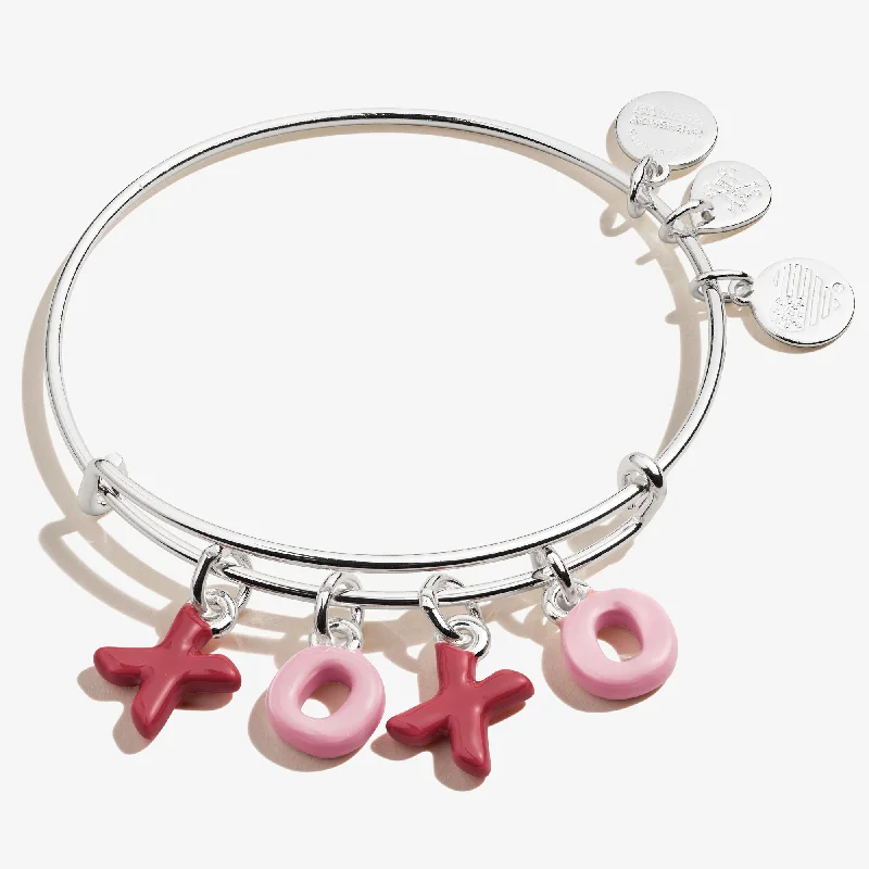 Shop Fine Jewelry With Amazing Deals 'XOXO' Charm Bangle